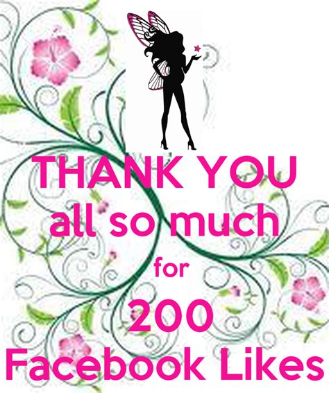 200 facebook likes thank you|thank you for the likes.